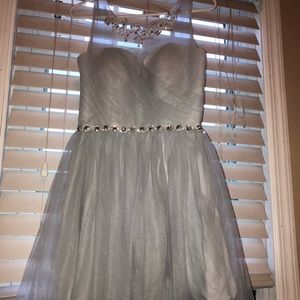 Short Silver/grey Cocktail Dress